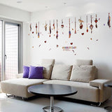 DIY Feather pendant Wall Sticker SK9177