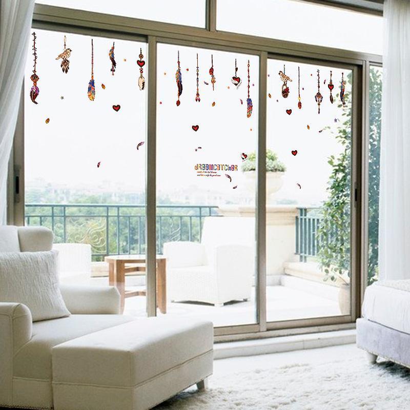 DIY Feather pendant Wall Sticker SK9177