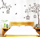 Birds Cage Wall Sticker (AY9039)