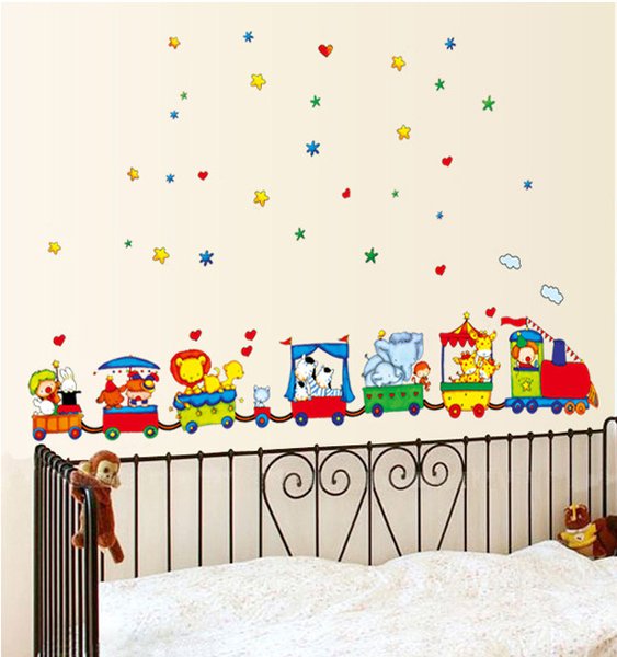 AY9065 Wall sticker Transparan uk: 60X90 - TRAIN AY9065