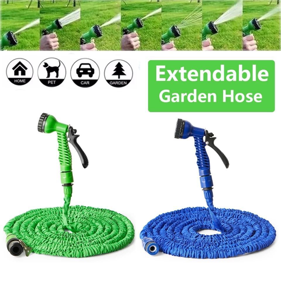 Magic Hose Pipe 100 Ft Without Box (Random Color)