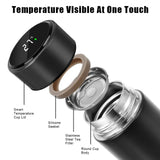 Temperature Display Indicator Insulated Stainless Steel Hot &amp; Cold Flask Bottle (Random Color) (500 ML )