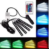 Interior light Remote control 36 led RGB LIGHT strip Without button for bike/car/jeeb and all vehicles (with remote)