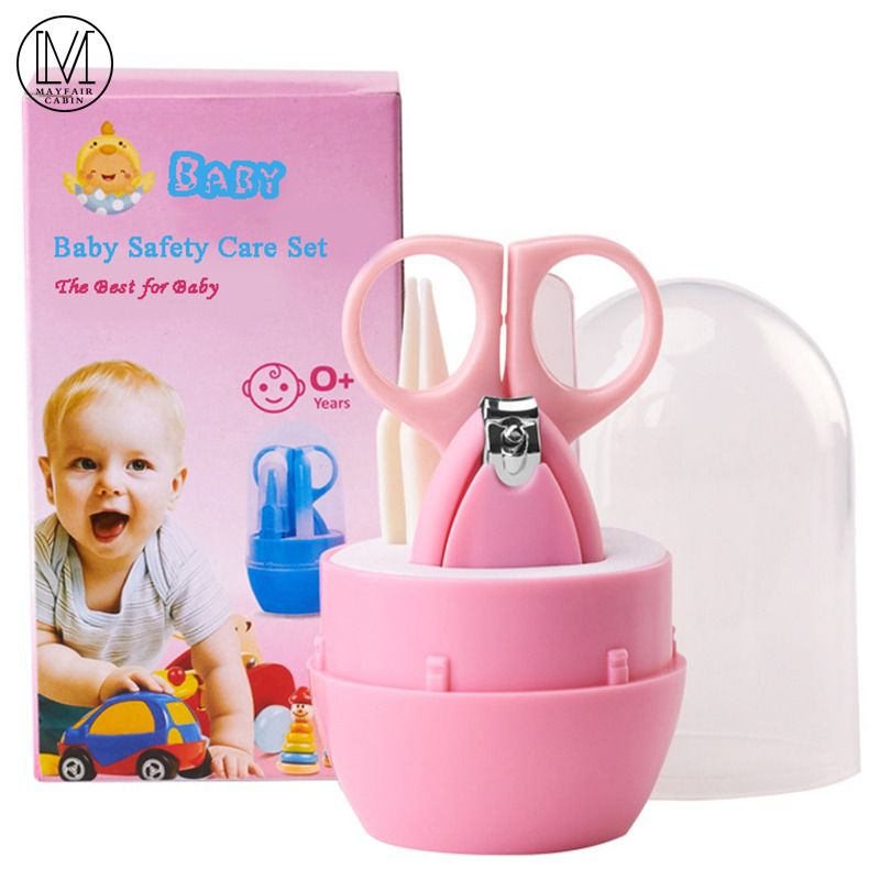 Baby Healthcare Kits Baby Nail Care Set Infant Nail Clippers Care Set with Rabbit Storage Box for Baby  (Mix/Random color)