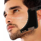 Beard Shaping Tool Template. Beard Shaper Tool Plus Comb