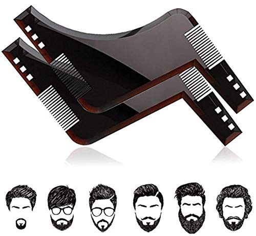 Beard Shaping Tool Template. Beard Shaper Tool Plus Comb