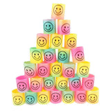 12Pcs Rainbow Smile Magic Springs Circle Toys for Children Birthday Party Favors Giveaway Gifts