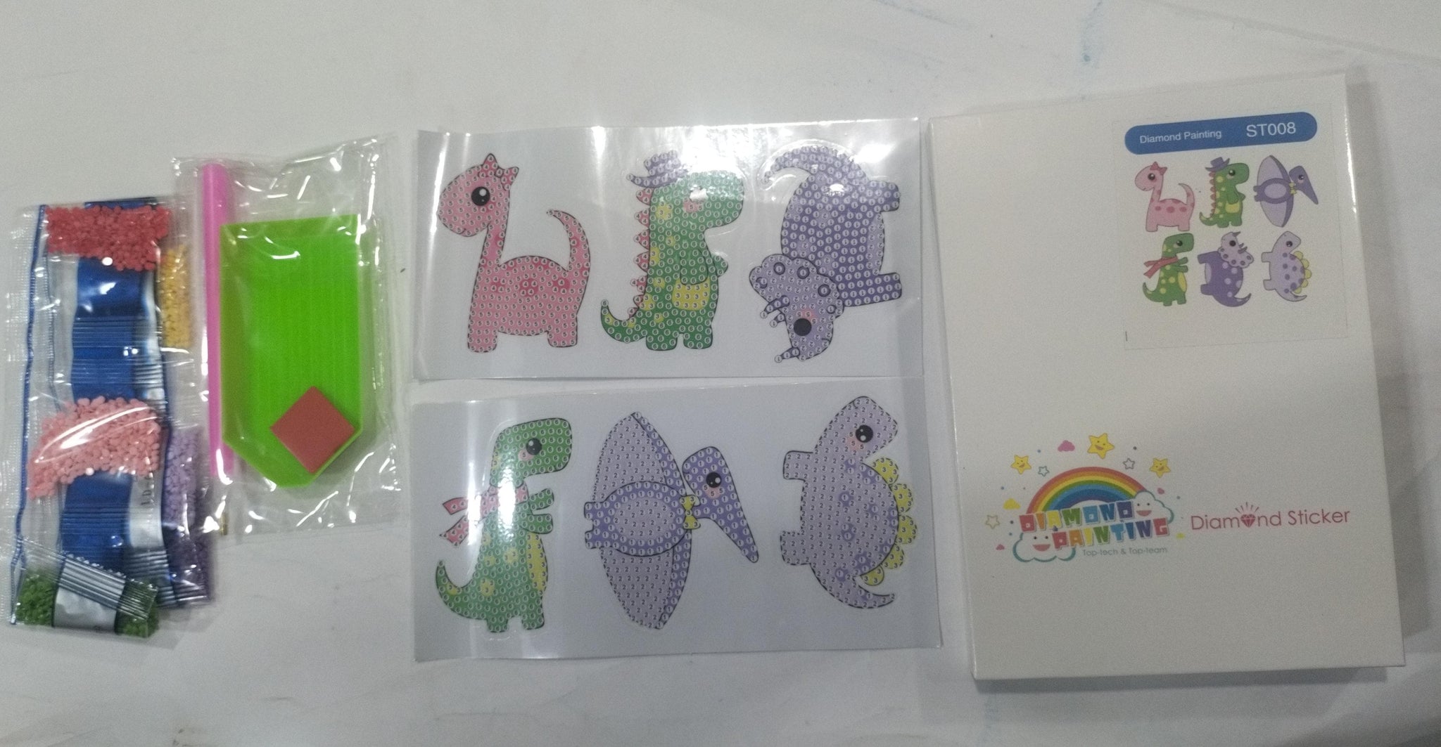 Diamond painting sticker kit ( for kids )random designs