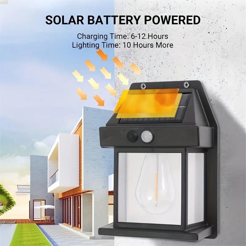 Single Tungston Solar sensor Light  (random color)