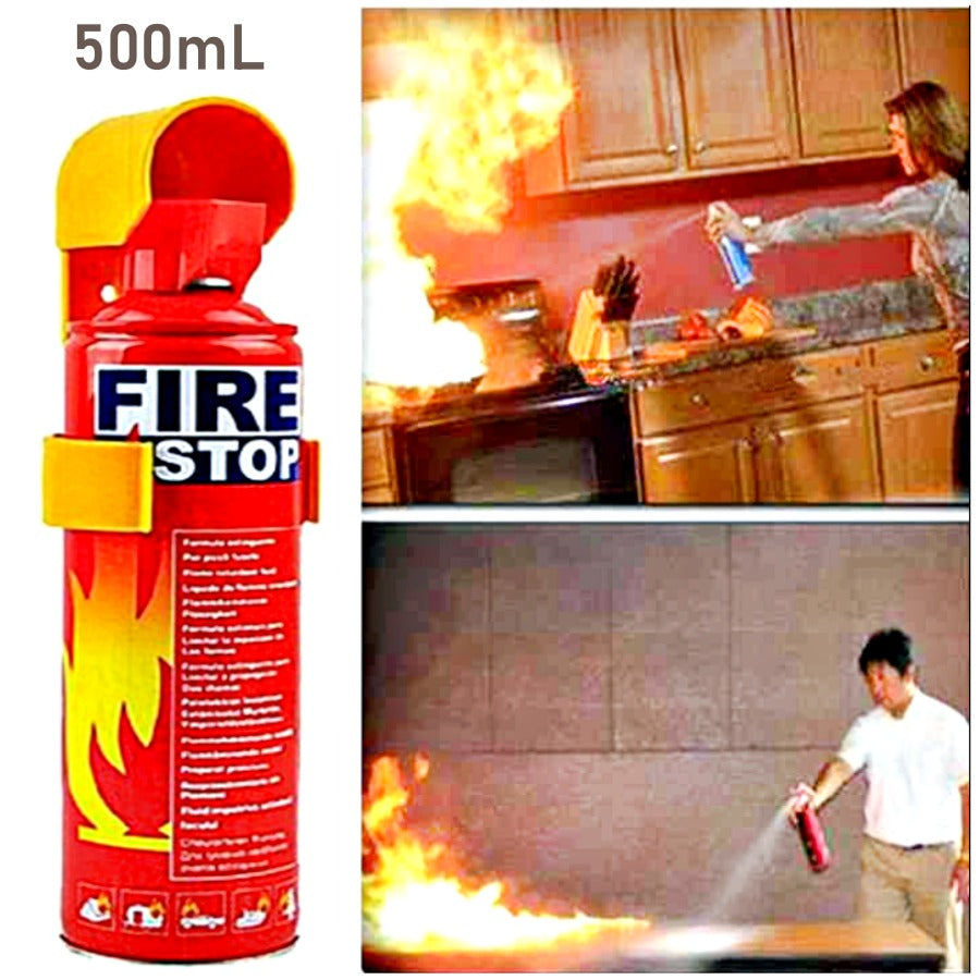 Foam Stop Fire 500Ml - Fire Stop - Fire Extinguisher - Portable Spray Safet