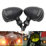 Pair Of 05 - Grill Indicators Yellow Led For Bikes ( 20pcs )