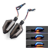 2 pcs motorcycle led turn signal indicator wirh parking drl light for all bikes 70cc and cg125 bikes | famcy indicator