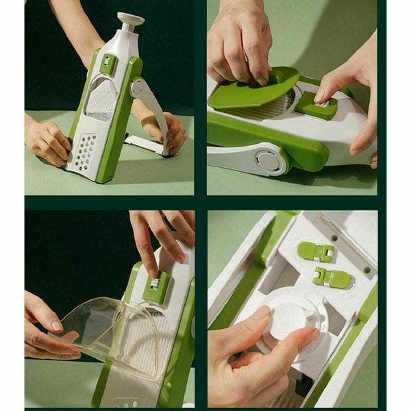 Kitchen Manual Vegetable Slicer Food Chopper, Mandoline Slicer, Vegetable Slicer, Food Chopper, Quick Dicer Fruit French Fry Julienne