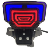 Motorcycles Bike Fancy Tail Light 70cc And 125cc LED Fancy Tail Light Stop Turn Signal with Scanning Dynamic Animation Breathing DRL