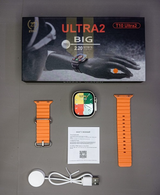 Ultra 2 Smart Watch |  T10 Ultra 2 Watch Big Screen 2.20 infinite Display Bluetooth Call Game Heart Rate Sleep Monitoring Smart Watch (Random Color)