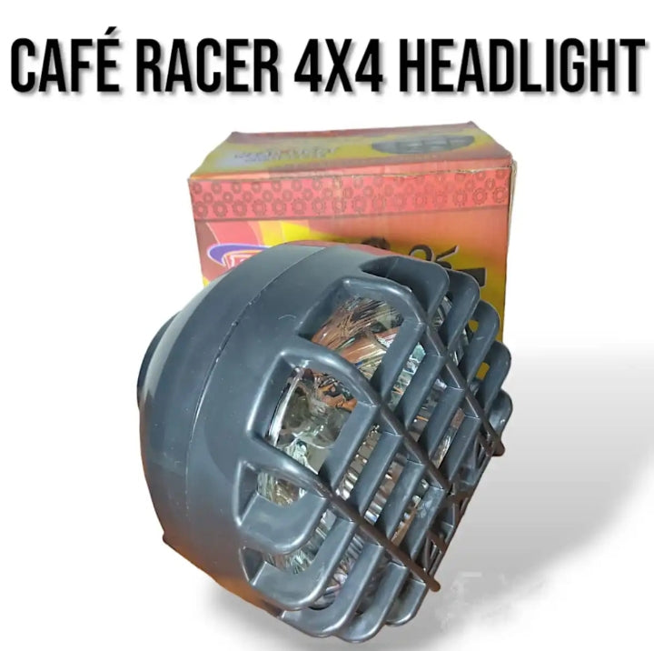 Round 4x4 style headlight universal motorcycle