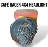 Round 4x4 style headlight universal motorcycle