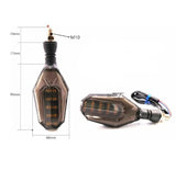 2Pcs Motorbike Universal LED Indicator With  DRL And Yellow Parking Light For all bikes (Random Color)