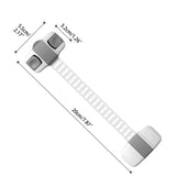 Adjustable Multi purpose lock Child Safety Cabinet Lock Protector Drawer Door Cabinet Lock Plastic Protection Kids Safety Door Lock