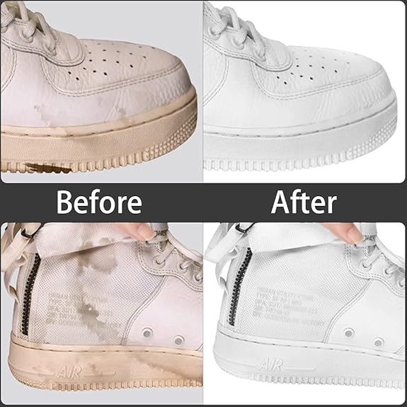 Shoe Whitener - Explution White Shoe Cleaner All White Shoe Polish White Sneaker Cleaner Works On Leather, Canvas, and More