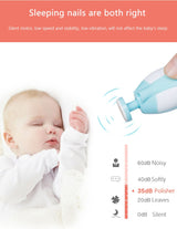 Electric Nail Clipper - Baby Nail Trimmer Clipper Set (random color)