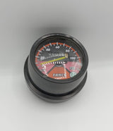 Single round style meter universal for motorcycle cafe racer style