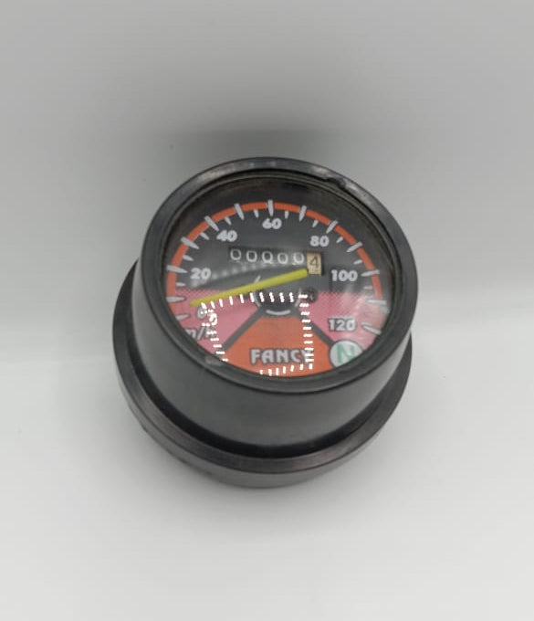 Single round style meter universal for motorcycle cafe racer style