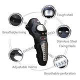 Motorcycle Elbow Pads for Men Stainless Steel Off-road Locomotive Protective Gear Anti-fall Riding Equipment (4 pcs)