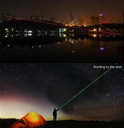 Powerful Laser Pointer Pen Beam Light  Presentation Pointer - Green Light(cell operated)