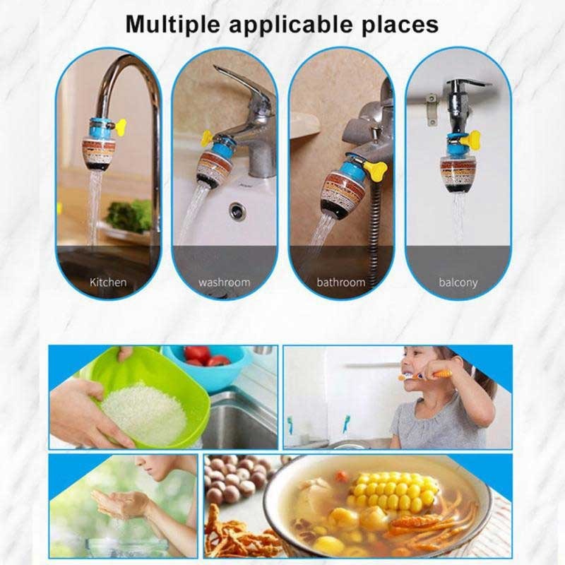 Stone Faucet Water Filter with Clip
