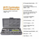 40pcs Aiwa Socket Wrench  Tool Kit &amp; Screwdriver And Socket Set
