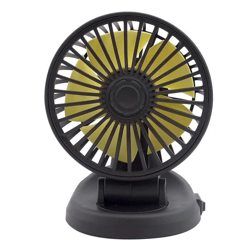Portable Car Cooling Fan | Multi-Angle Rotatable with USB cable for Car Truck SUV RV 5V USB Powered
