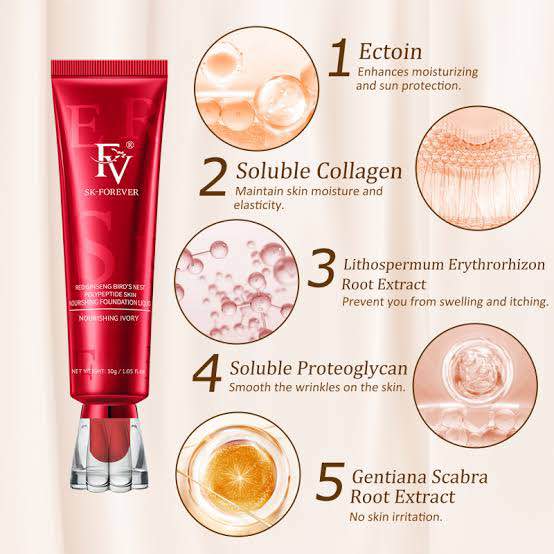 FV Foundation, Oil Absorb   Liquid Foundation | Best Tube Foundation 30g