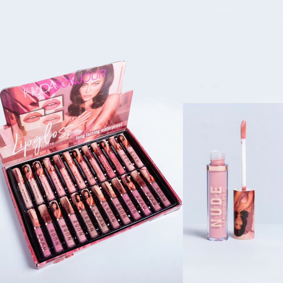 (Pack of 5) Nude Matte Lipgloss