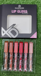 6 Pcs Matte 4D Lipgloss | lip gloss for Girls &amp; women