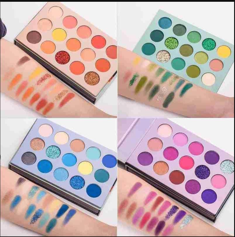 Eye Shadow 4 in 1 Palette, 60 Shades