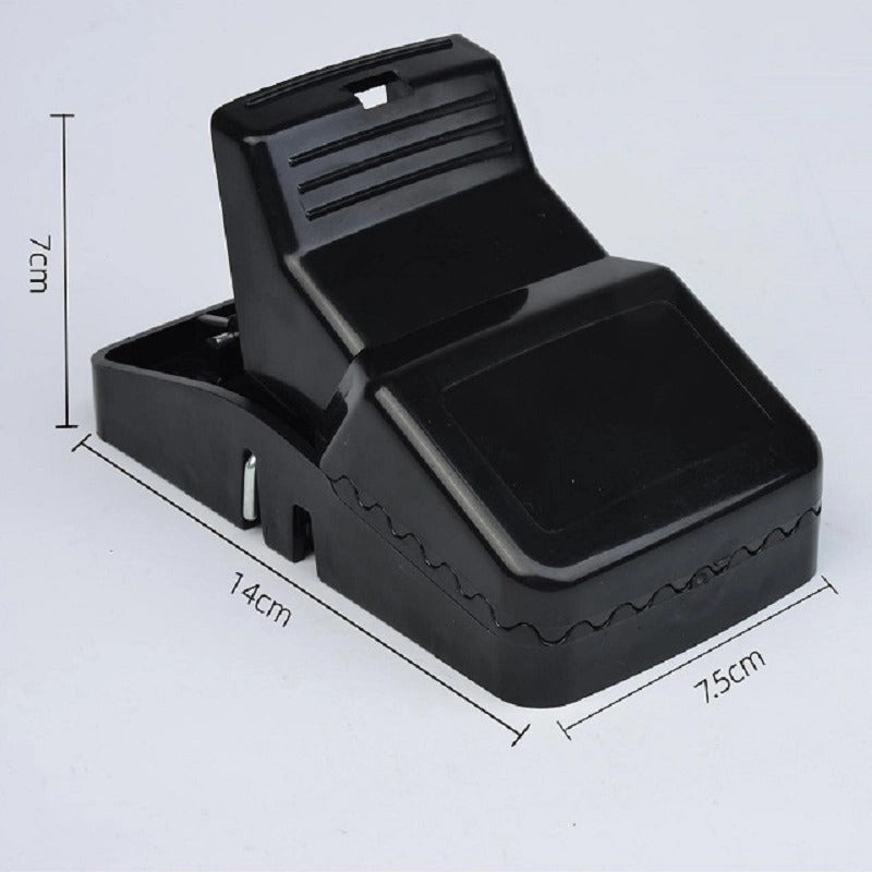Best Seller Catcher Automatic Spring Reusable Plastic Black Rat Mice Mouse Traps - Pack of 1