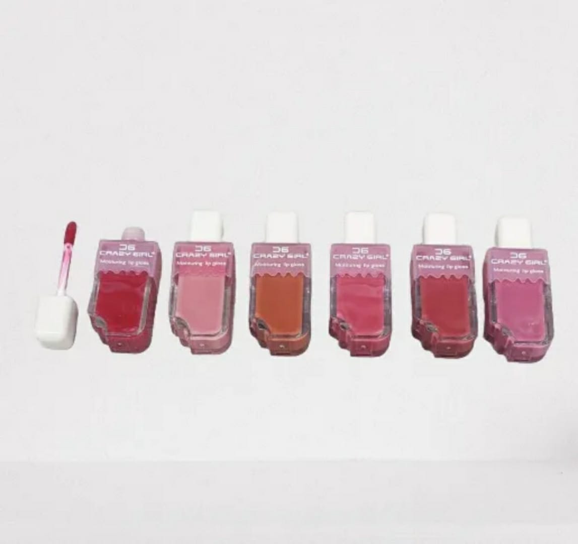 (Pack of 6 ) Crazy Girl Ice cream Matte Lipgloss,