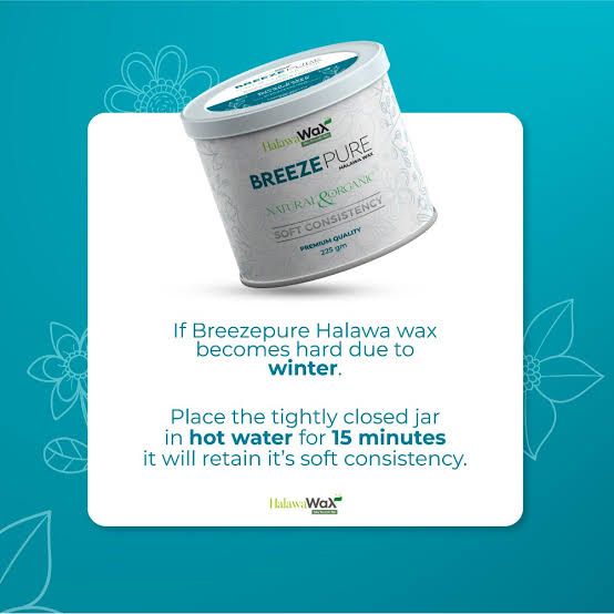 Breeze Pure Organic Halawa Finger Wax | Hair Removal Wax | Best Quality Finger Wax - 225 gram