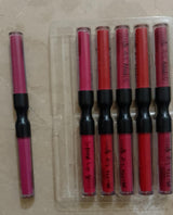 6 Pcs Set Matte and shiny dual lip gloss