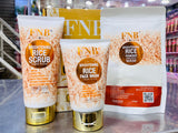 FNB Rice [3 in 1] Whitening Brightening Glow Kit | Home Facial For Best Skin for Girls and Women