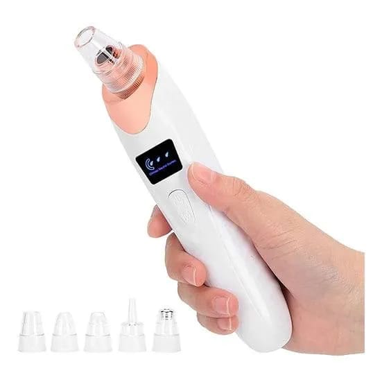 Face Vacuum Suction Blackhead Remover Pore Cleaner | Electric Deep Cleansing Tool for Nose &amp; Face