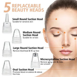 Face Vacuum Blackhead Remover Pore Cleaner | Electric Deep Cleansing Tool for Nose &amp; Face