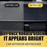 QIFENGHE Car Plastic Restorer - Auto Interior &amp; Panel Renewal Wax Coating Agent Car Wax Car Wax Polish 200gm + sponge