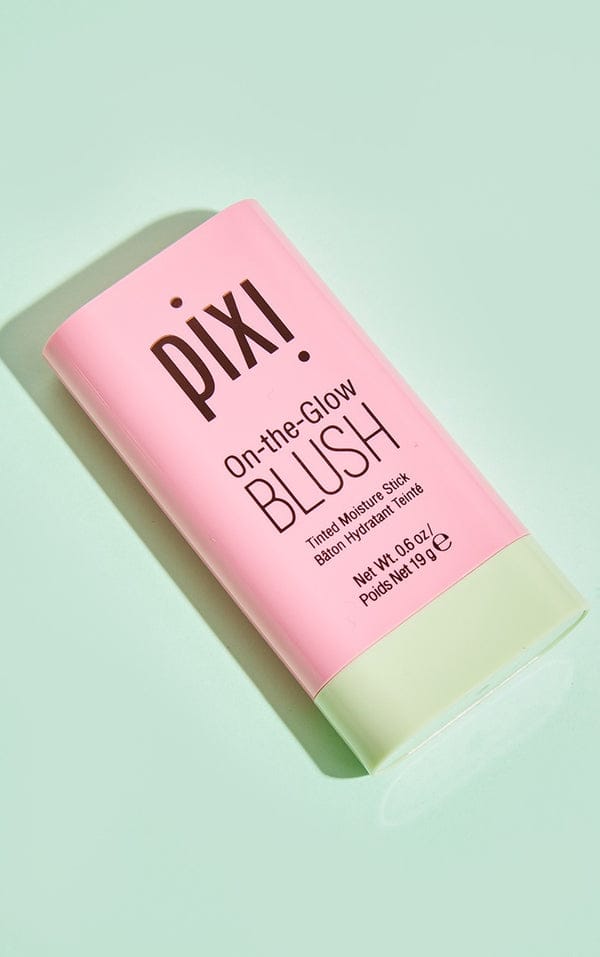PIXI Blush Stick – Long-Lasting Creamy Blush for Cheeks, Compact On-the-Go Design, Available in Juicy Coral, Fluer Pink &amp; Ruby Fuchsia - Ruby
