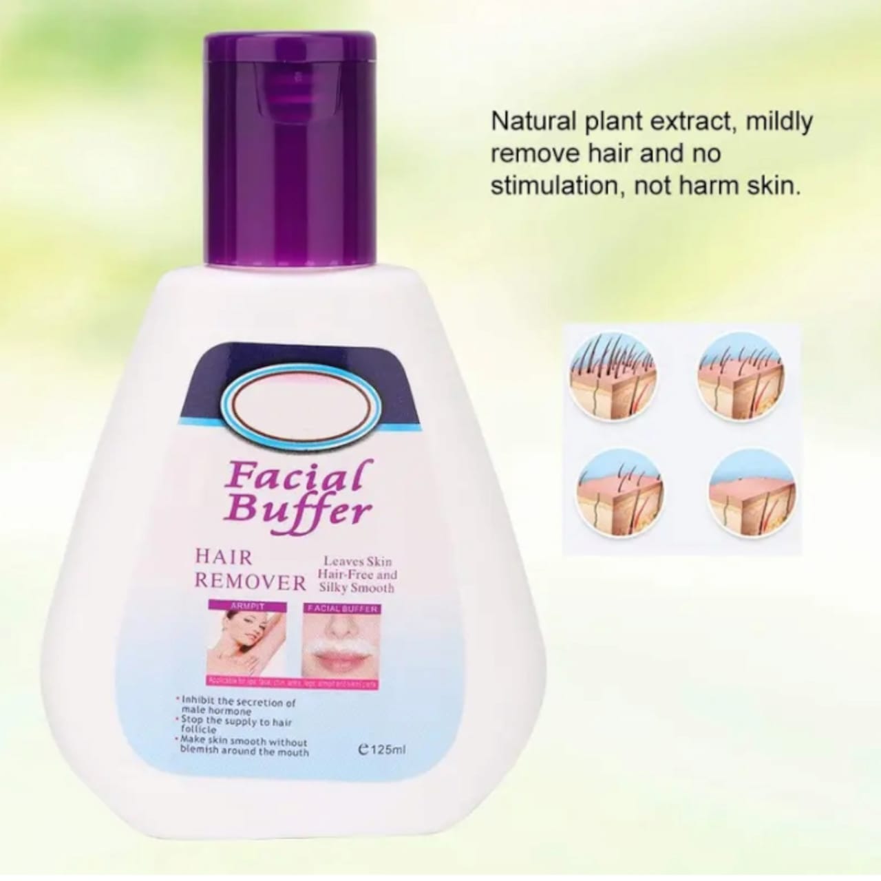Face hair remover cream  (125ml)