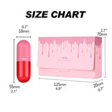 Pack of 5 Matte Lip Gloss Kit | 5 Capsule Matte Lipstick Set