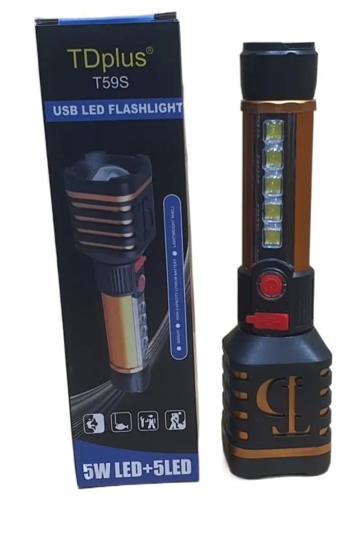 T59S Td plus Super Bright Rechargeable Flashlight