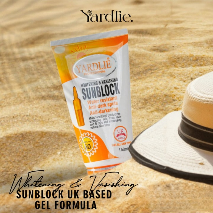 YARDLIE Professional - SPF - 60 WHITENING &amp; VANISHING SUNBLOCK 150ml