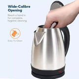 Automatic Electric Kettle 2.0L – Stainless Steel Hot Water Boiler with Auto Shut-Off, LED Display &amp; Temperature Control (1000W, 220V)